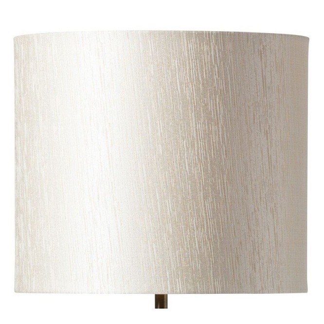 Cylindryczny elegancki abażur Erica kremowy 29cm